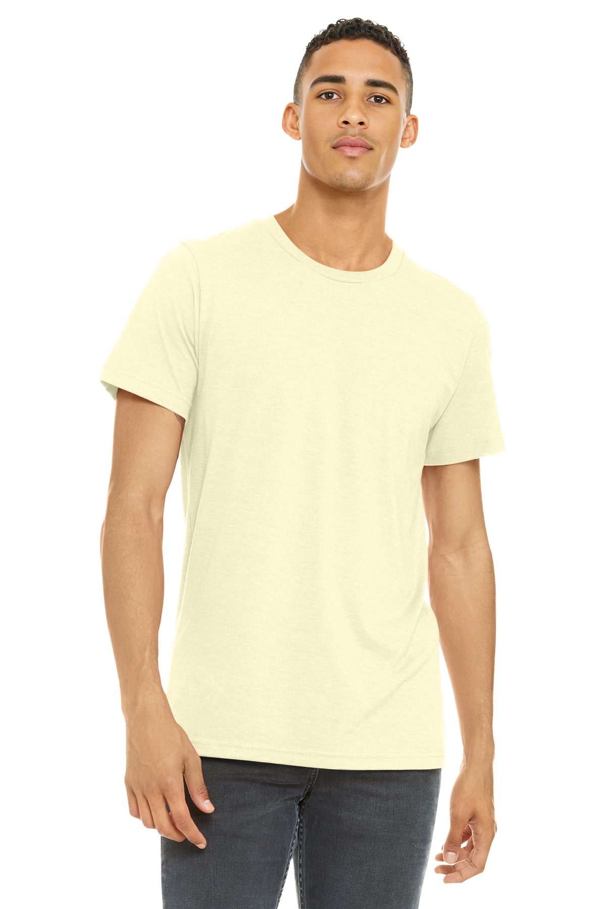 BELLA+CANVAS Unisex Heather CVC Short Sleeve Tee. BC3001CVC 606