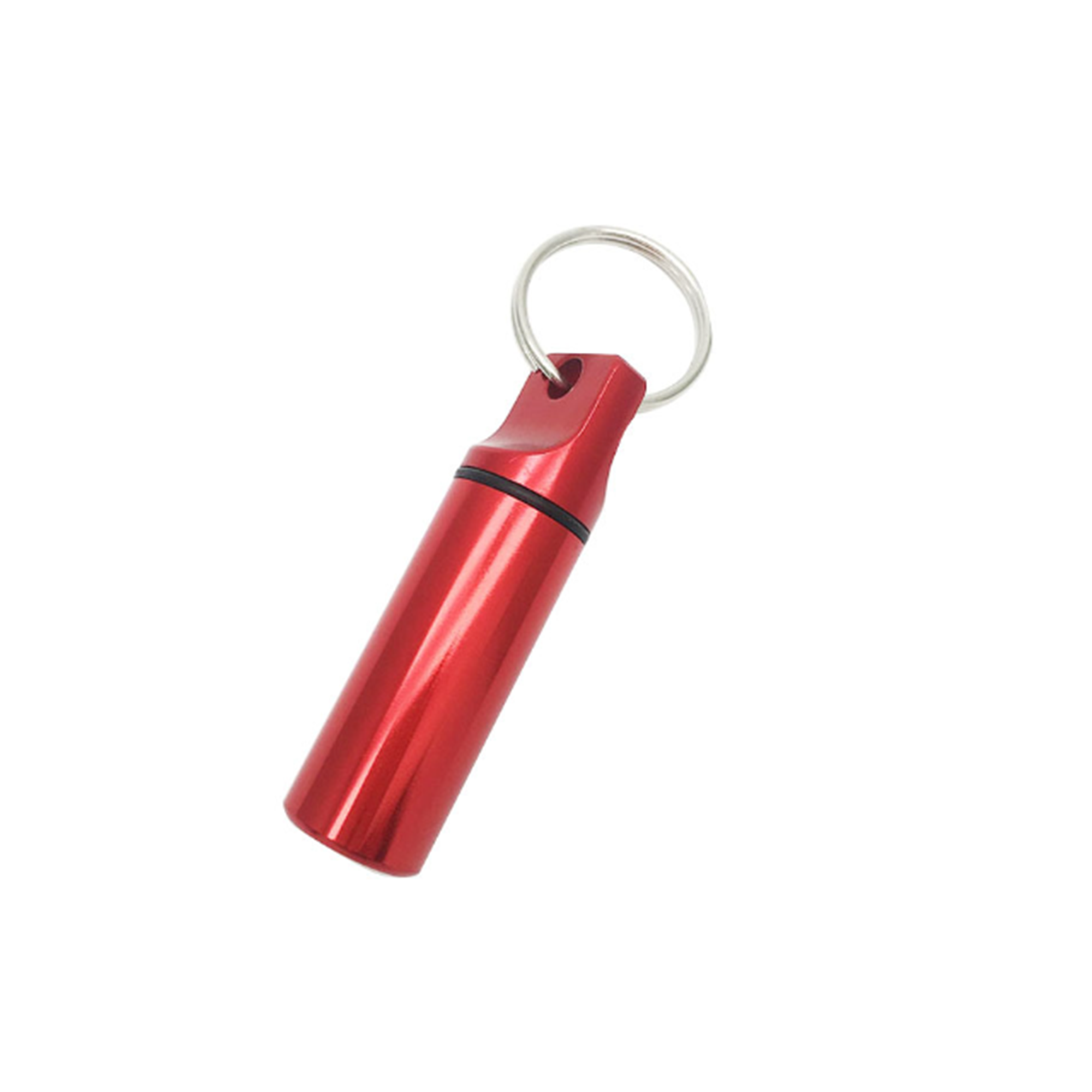 Aluminum Alloy Medicine Tube Keychain 4