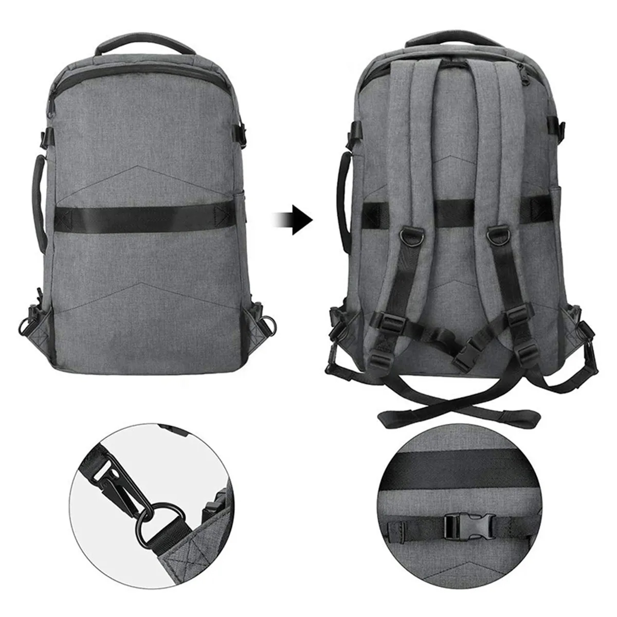 Multi Large Capacity Travel Backpack Laptop Business Bag 2