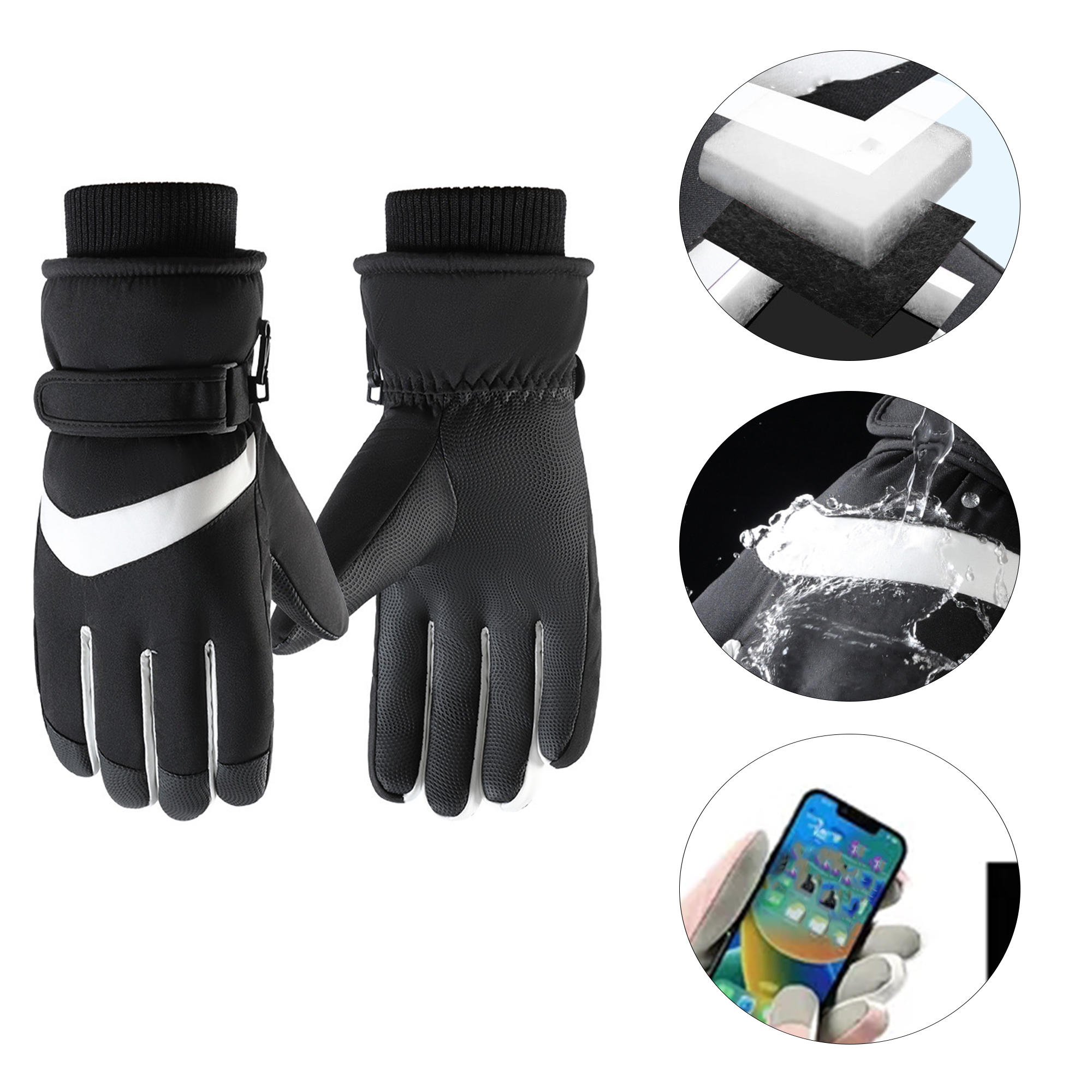 Winter Waterproof Ski Gloves 2