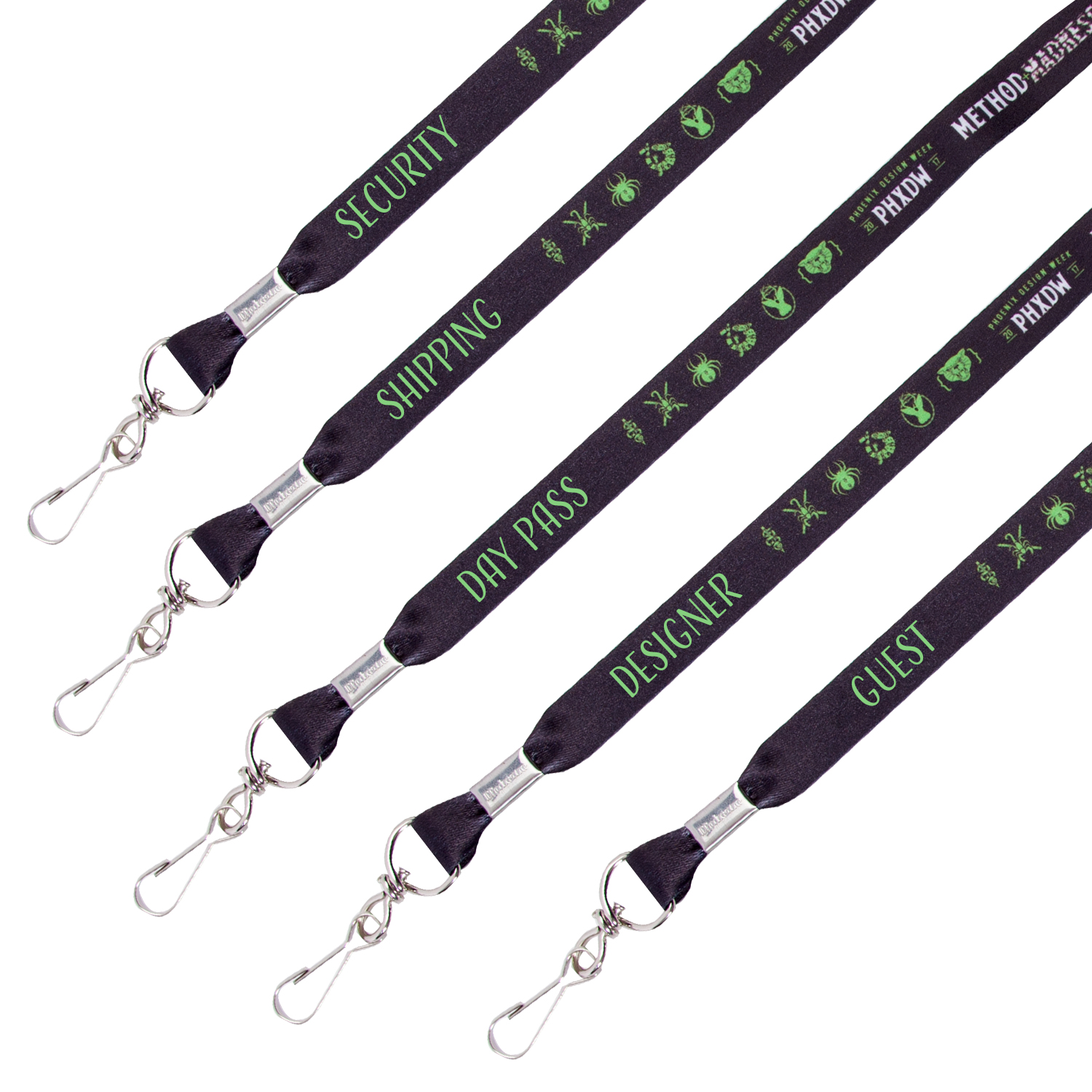 1/2" Variable Data Dye Sublimated Lanyard 1