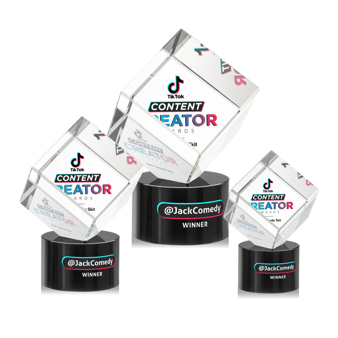 Burrill VividPrint™ Award on Marvel Base - Black