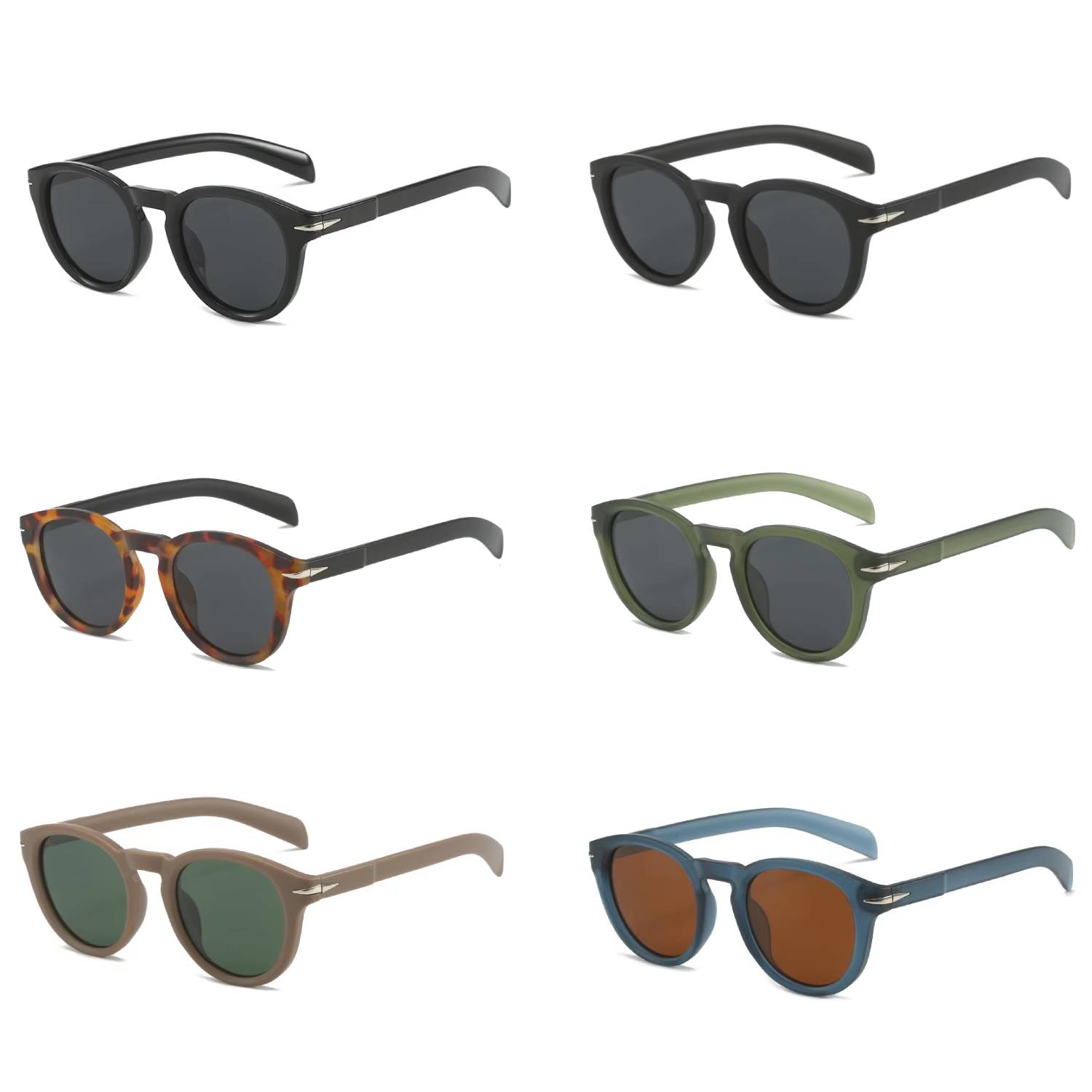 Unisex Oval Polycarbonate Sunglasses 10