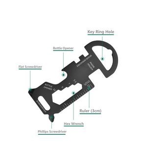 Versatile Key Chain Wrench Ruler Bottle Opener 1