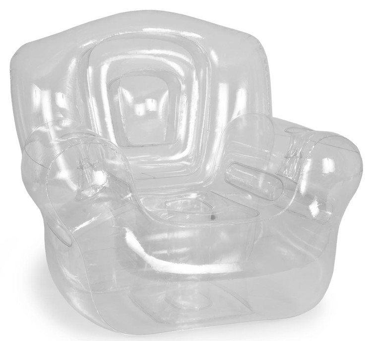 Inflatable Blown-Up Chair, White - No Imprint 2