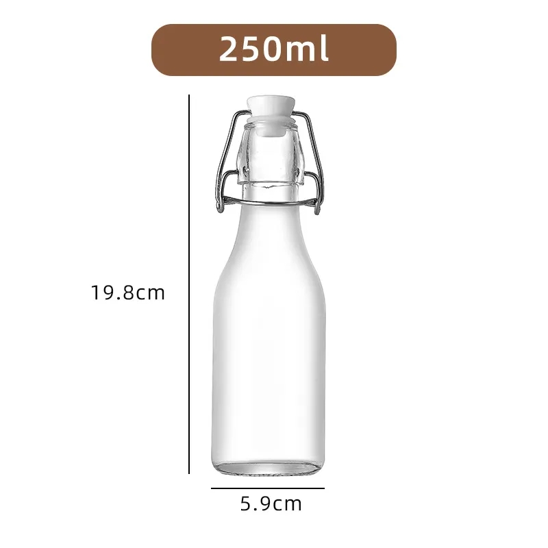 Buckle Glass Beverage Bottle 3