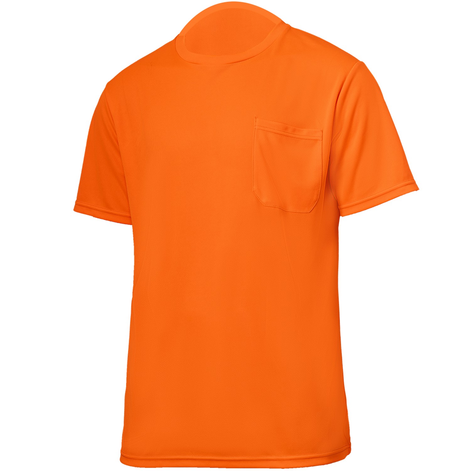 High Vis Short Sleeve Safety Tee Shirt w/ Pocket 4