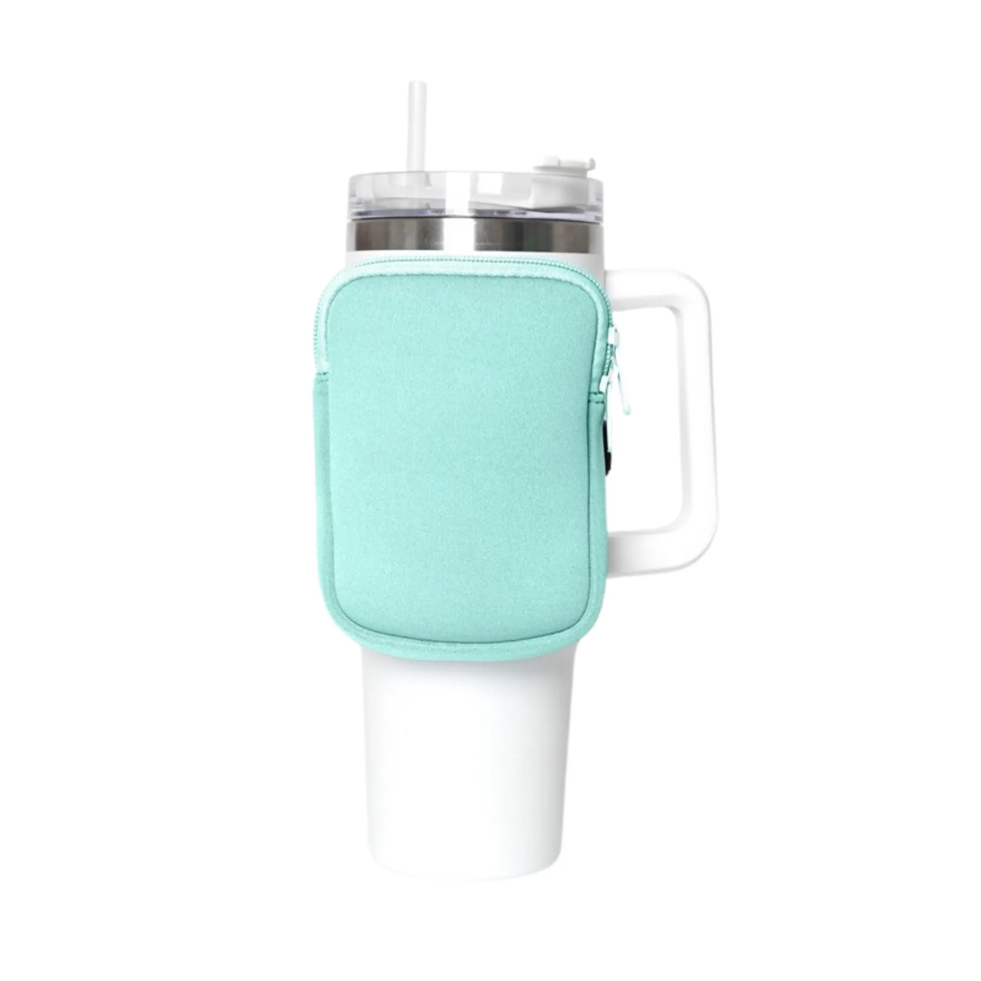 Cold Drinks, Strong Grip - 40OZ Ice Bully Handle Tumbler Set 18