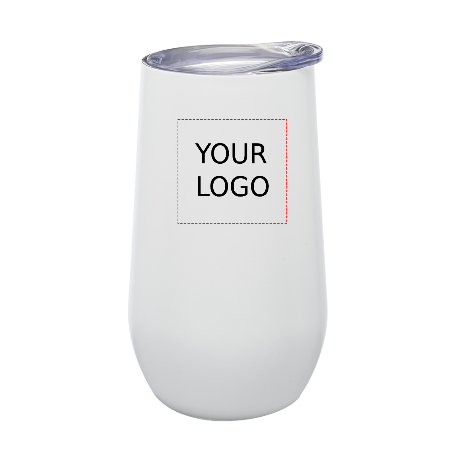 Double Wall Stemless Matte Wine Glass, 9 oz 3