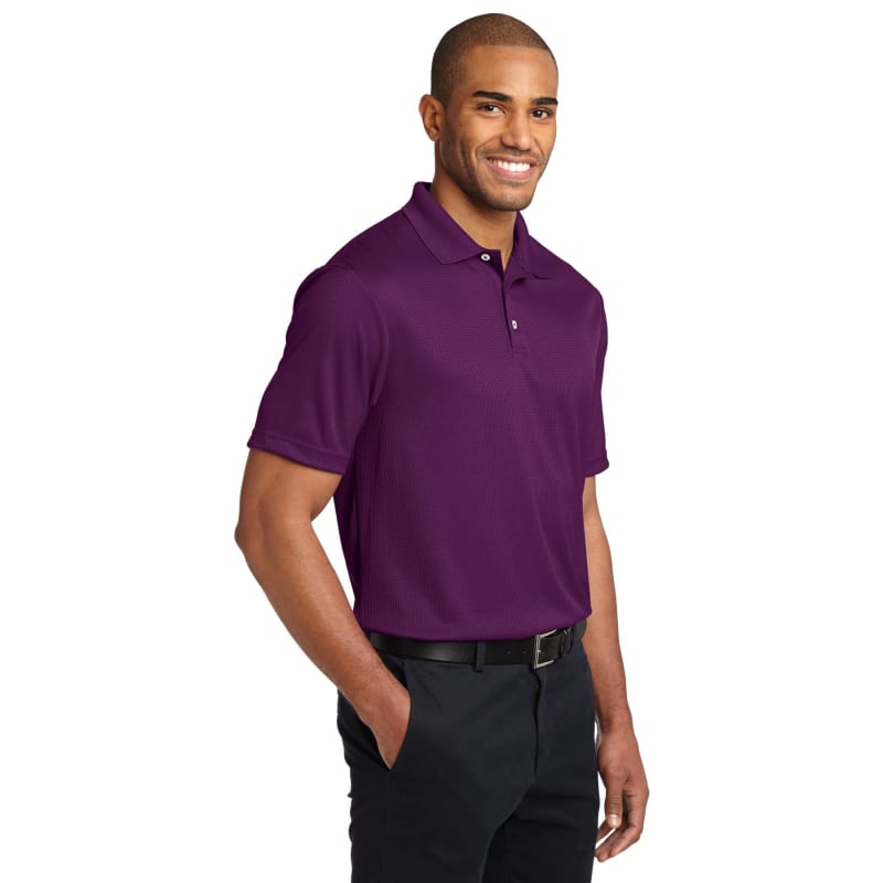 Port Authority Performance Fine Jacquard Polo. 44