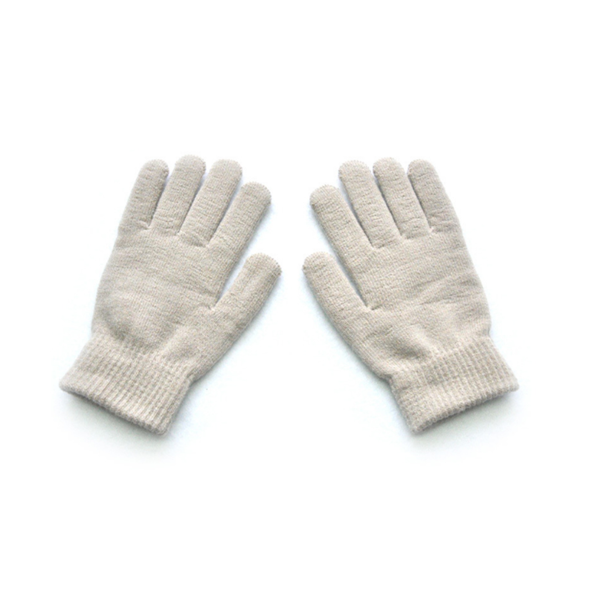 MOQ 50 PCS Stylish Winter Solid Color Knitted Gloves 8