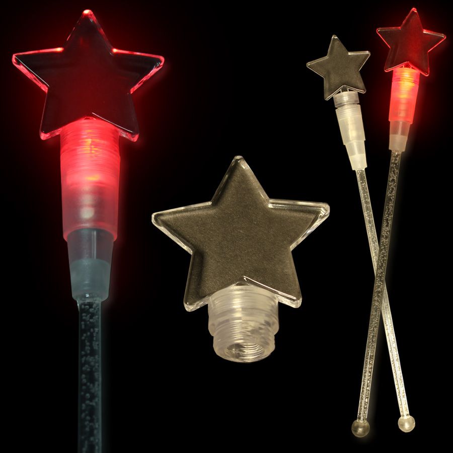 Red 9" Light Up Cocktail Stirrer 7