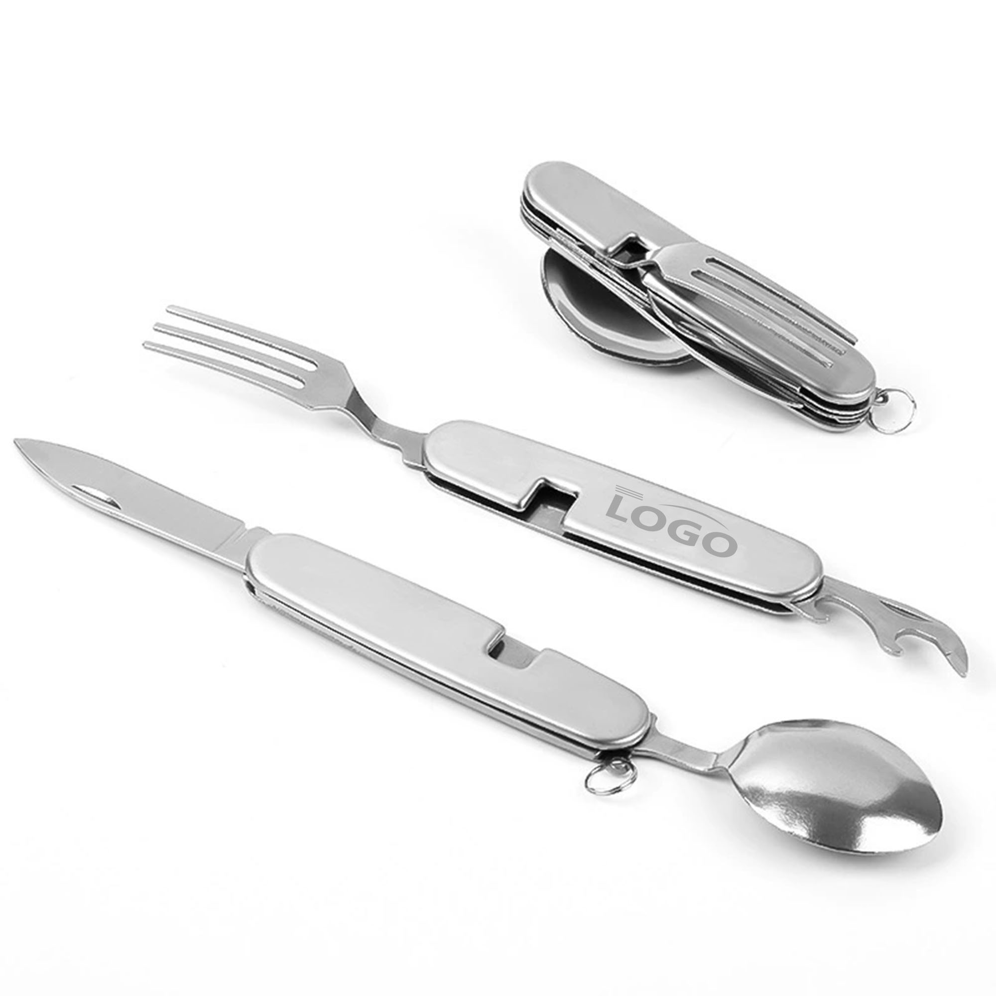 Stainless Steel Folding Cutlery Set 2