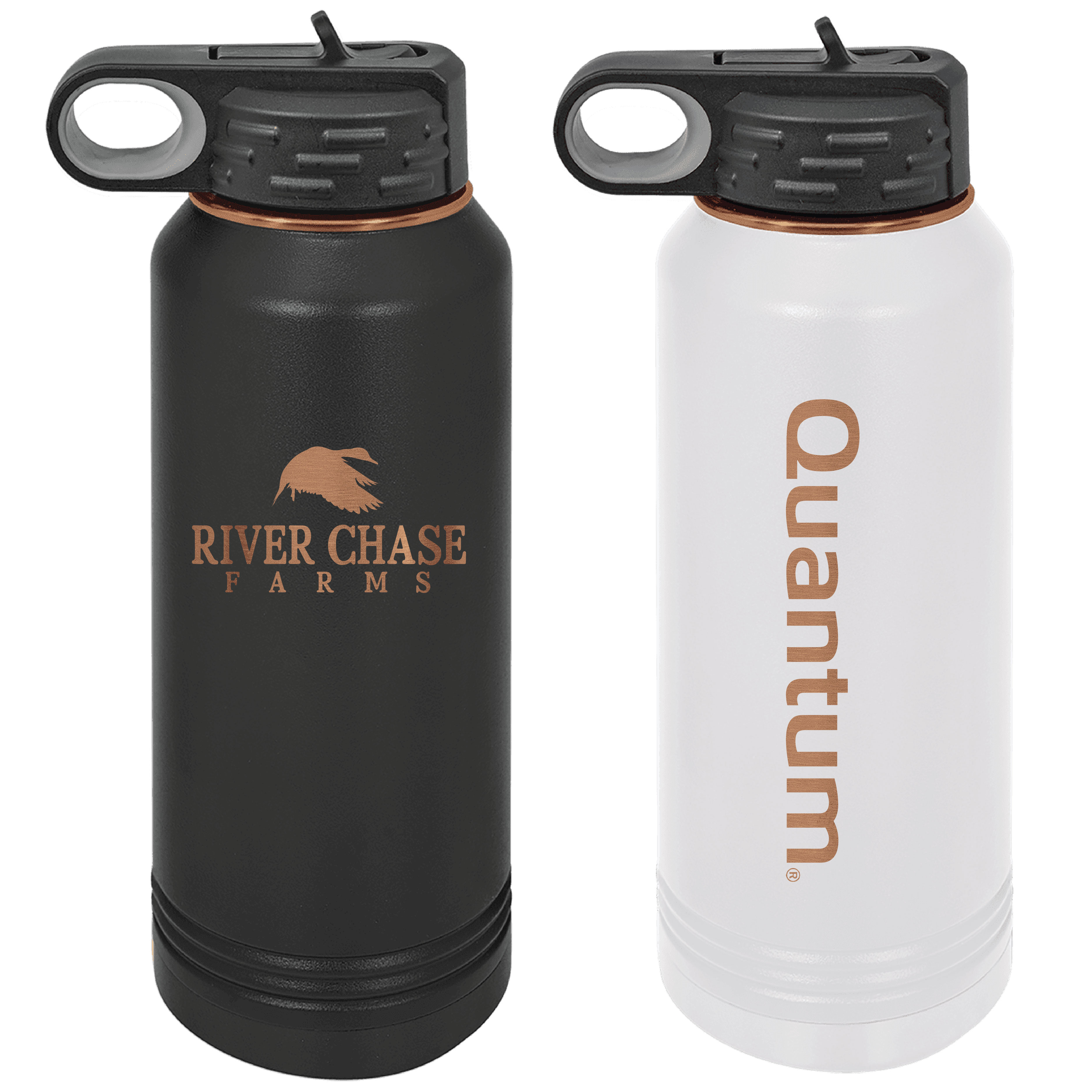 Polar Camel 32oz ION-Plated Rose Gold Water Bottle 2