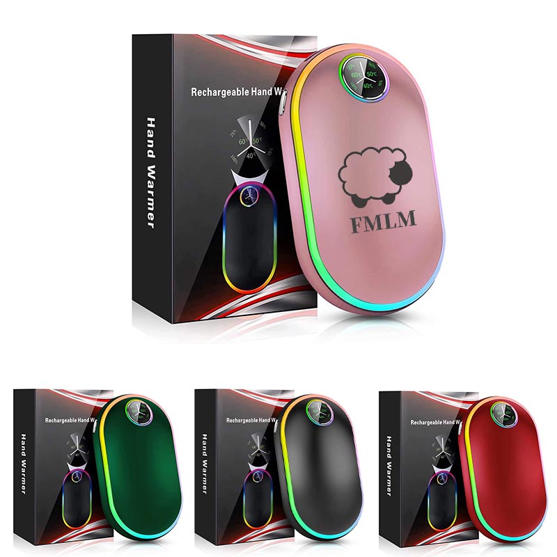 Rechargeable Hand Warmer with Lights 3
