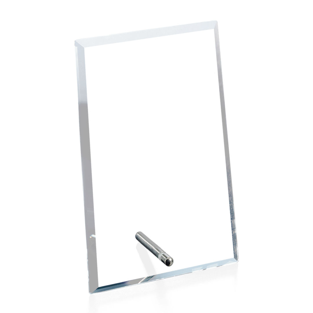 Windsor Rectangle Vertical Award - Chrome 3