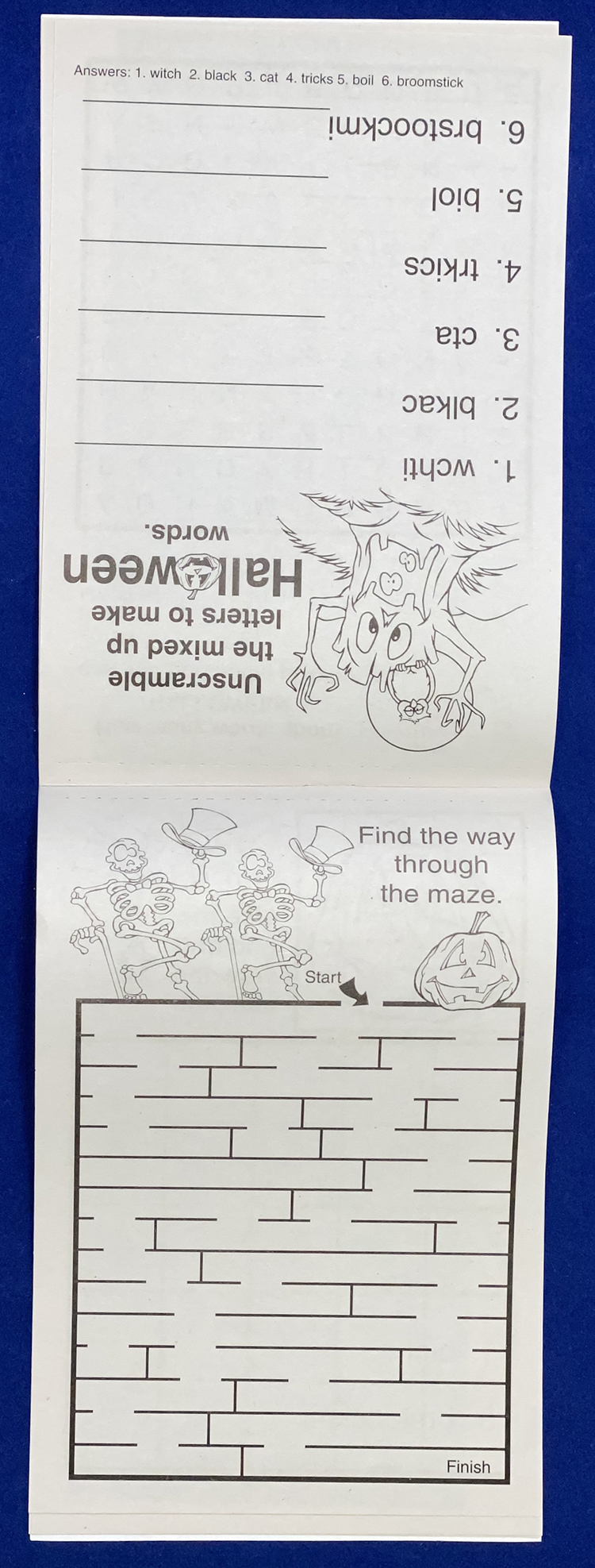 ACTIVITY PAD - Halloween Friends Activity Pad 2