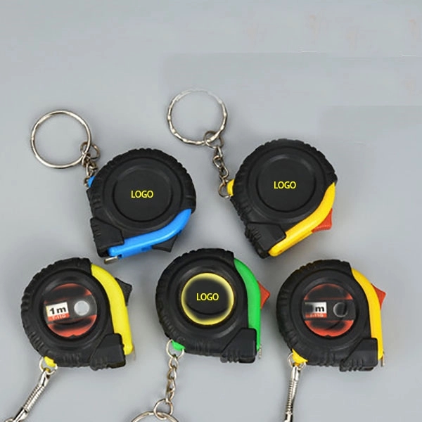 Mini Tape Measure Keyring Key Chains 1