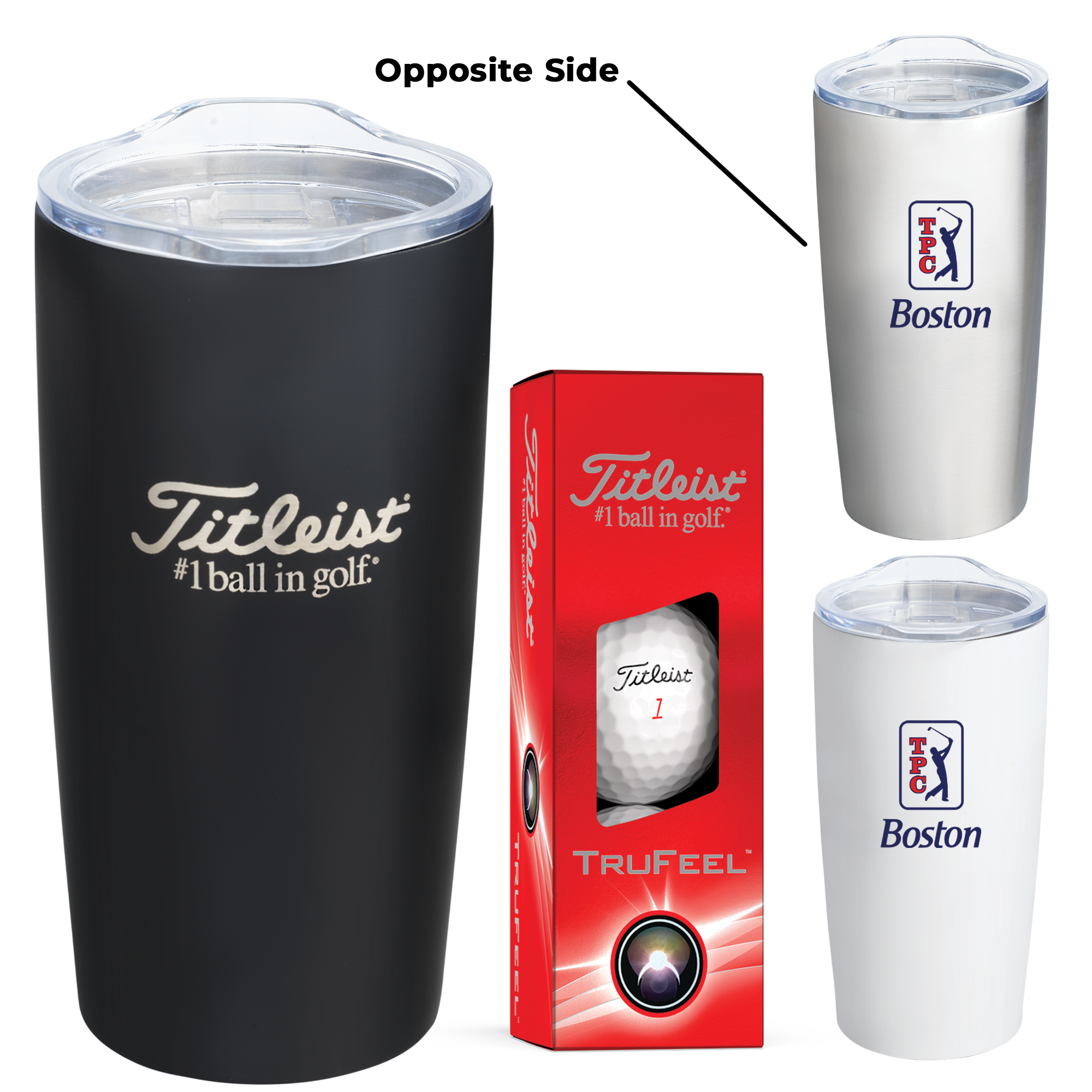Titleist 3-Ball Tumbler with TruFeel Golf Balls 4