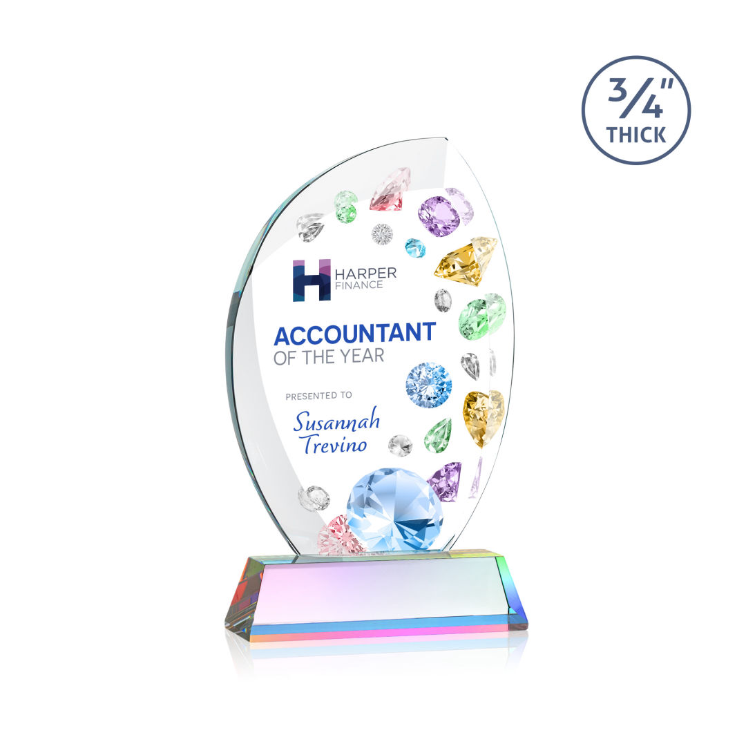 Wichita VividPrint™ Award on Newhaven Base - Prismatic 10
