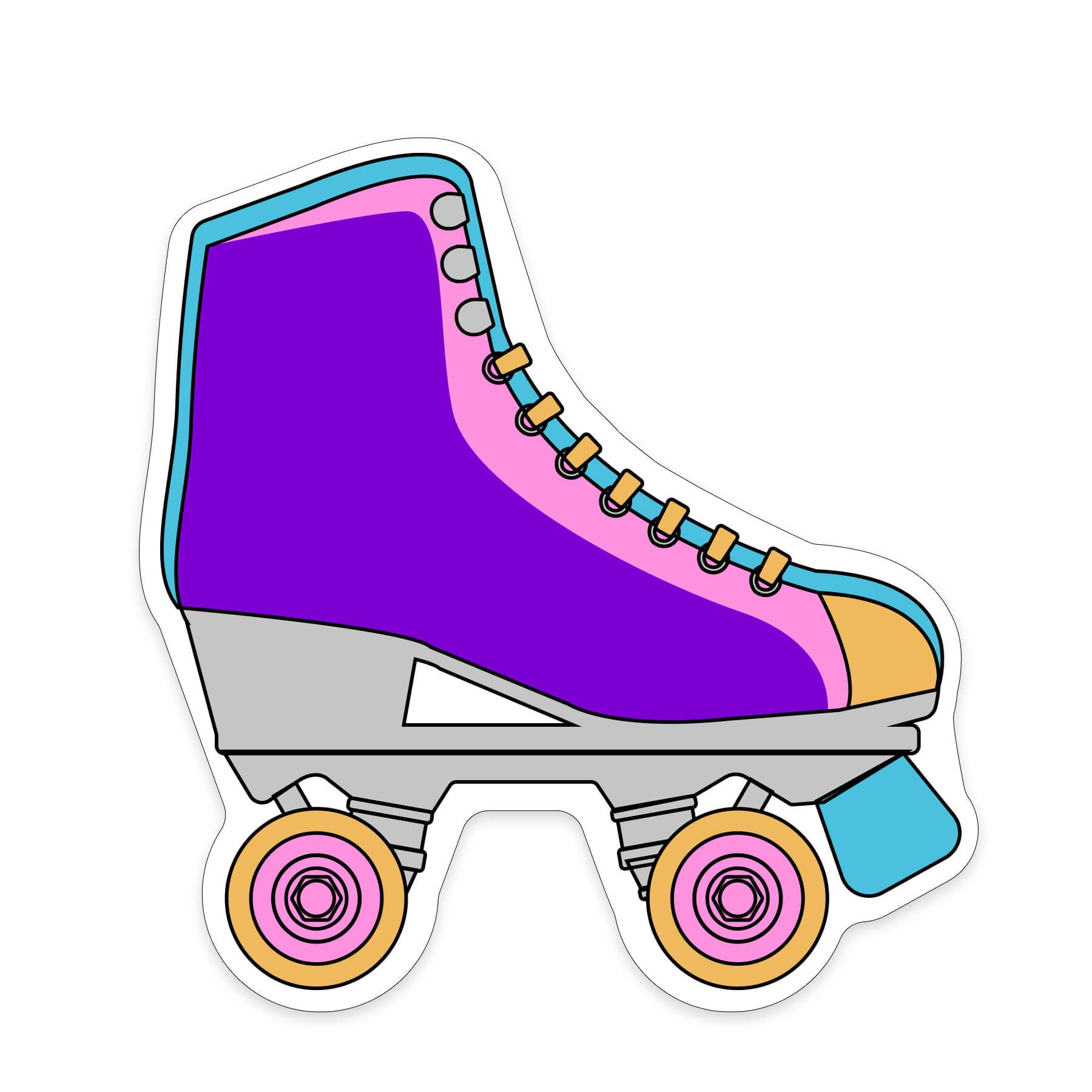 Roller Skate Shaped NoteKeeper™ Magnet 20 Mil 2