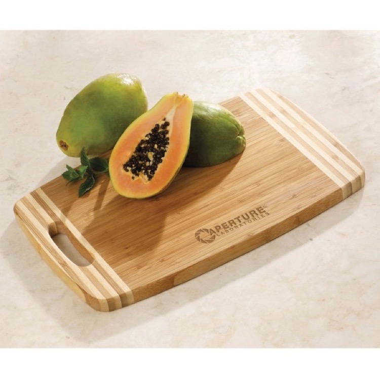BistroTek Moda Striped Premium Bamboo Cutting Board 4