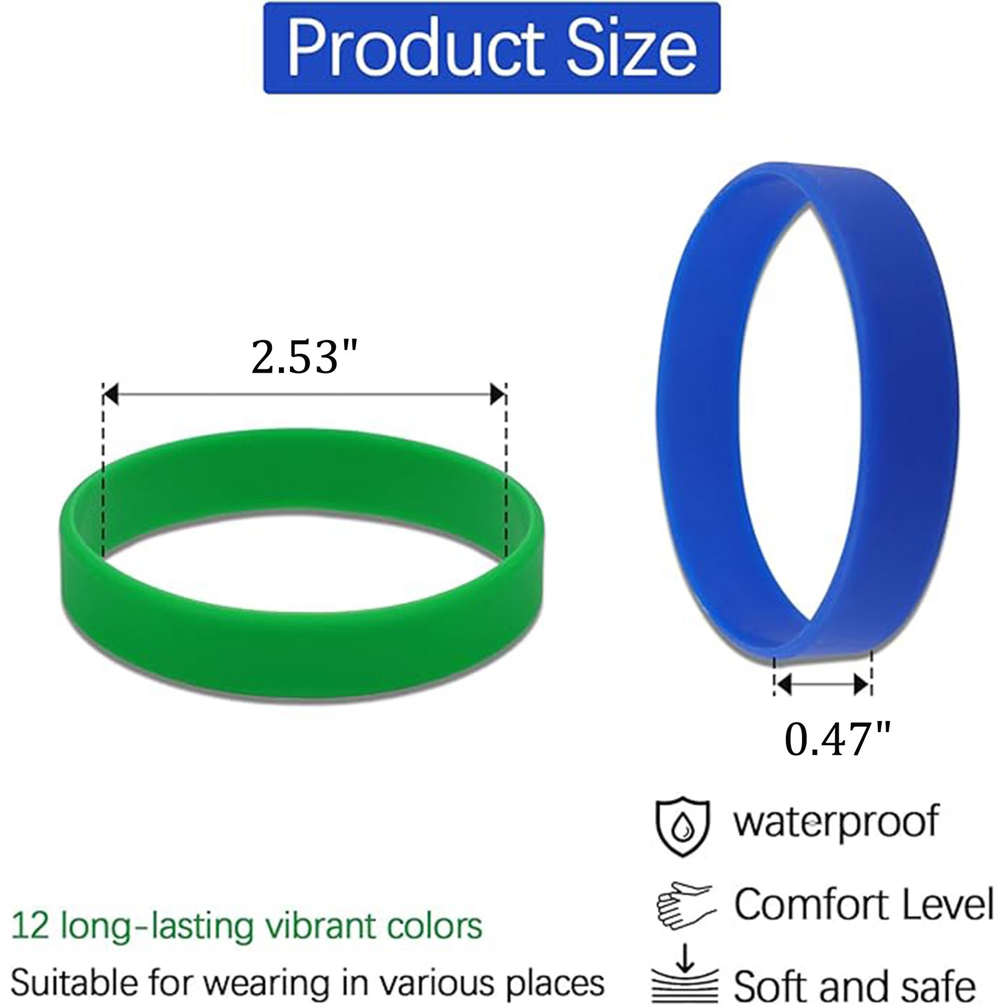 Custom Printed Sports Silicone Bracelet Wristband 3
