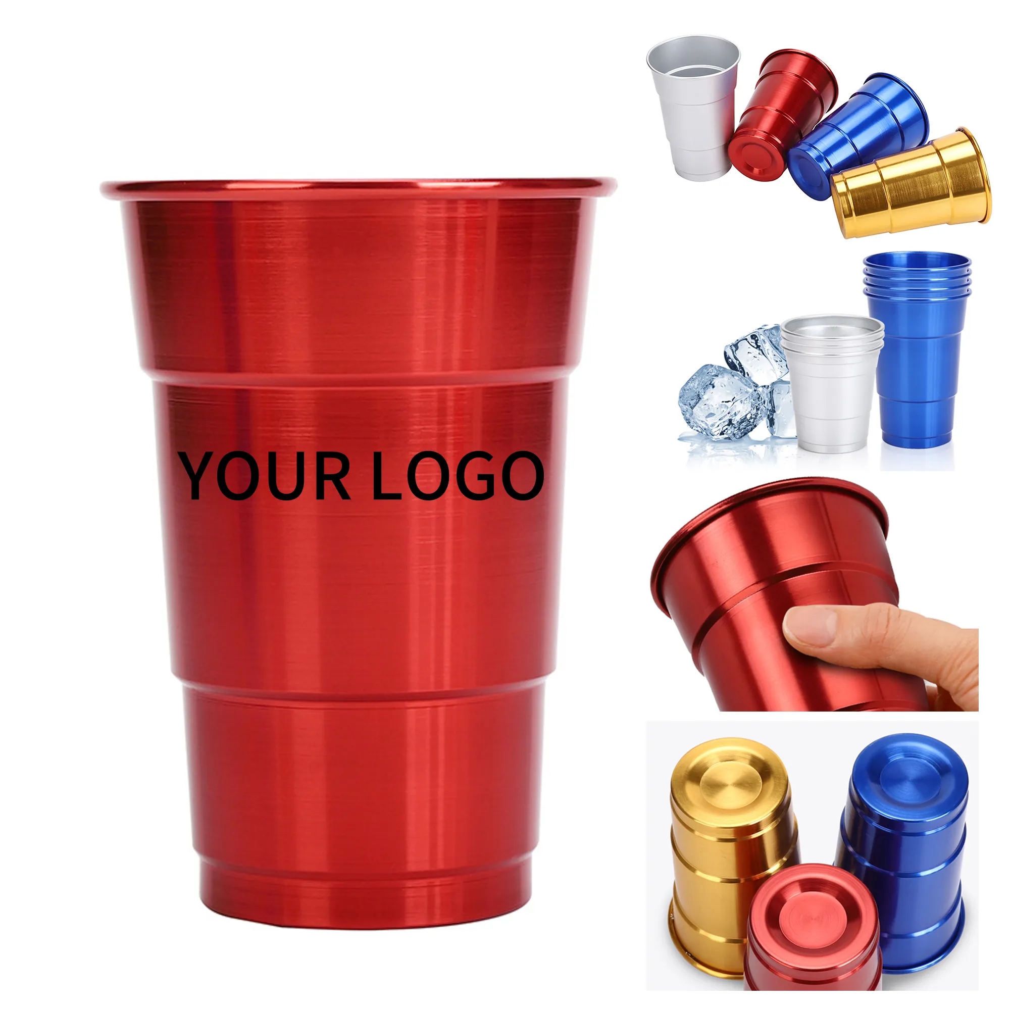 16oz Aluminum Party Camping Cup 1