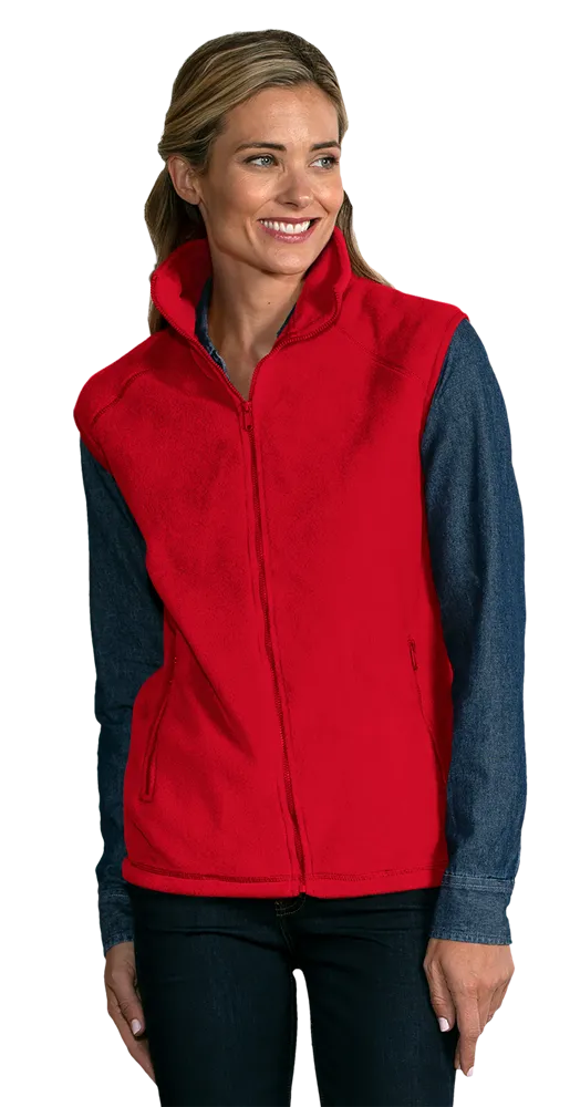 Adult Micro Fleece Zip Front Vest 79
