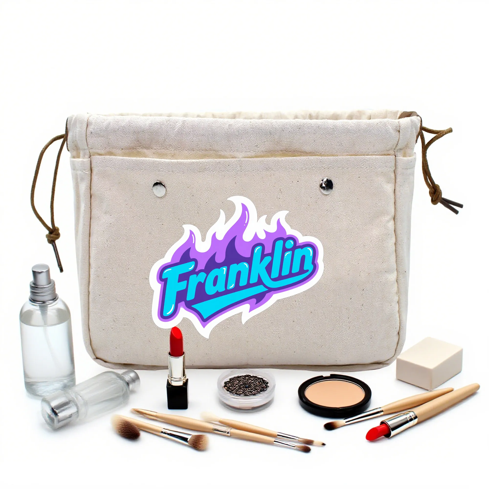 MOQ20 Minimal Canvas Storage Pouch 2