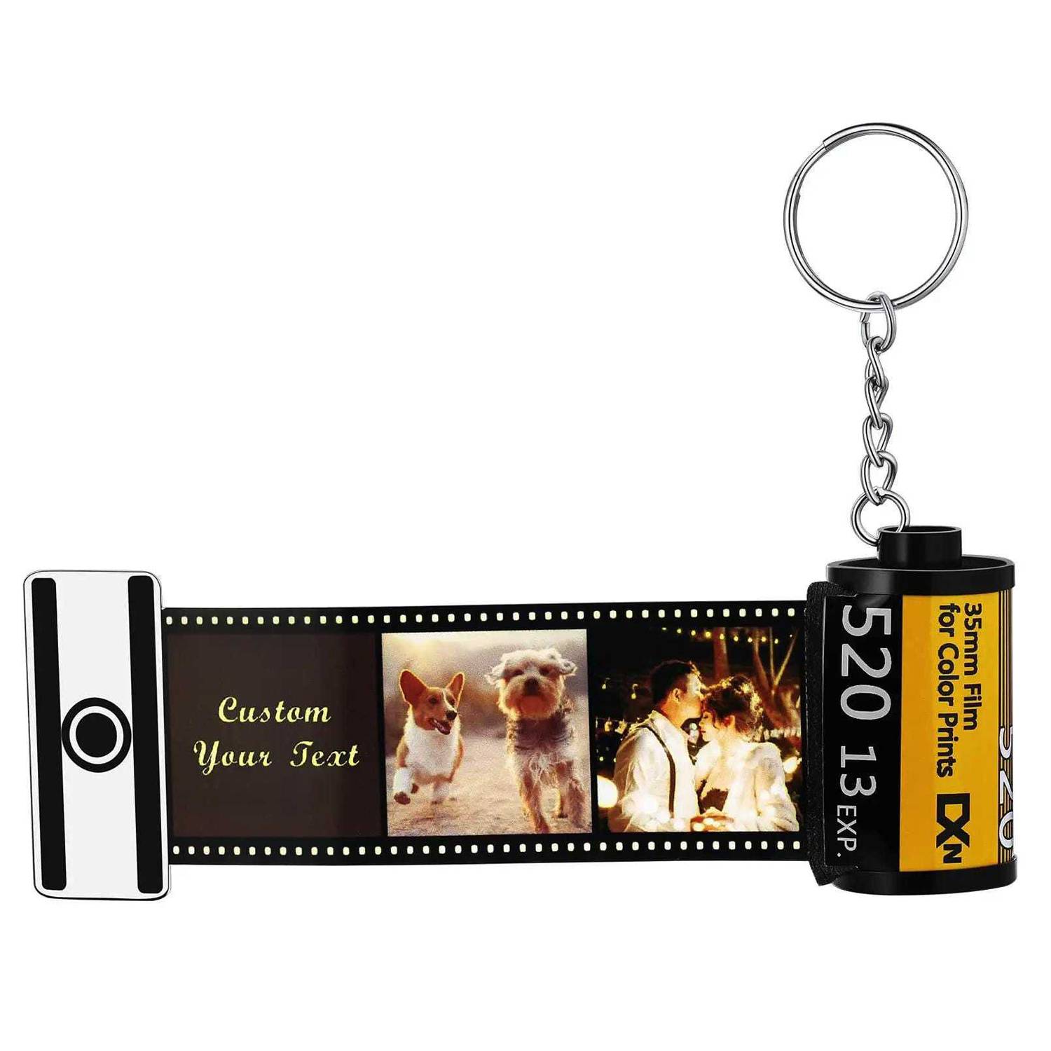Custom Memory Film Roll Keychain 2
