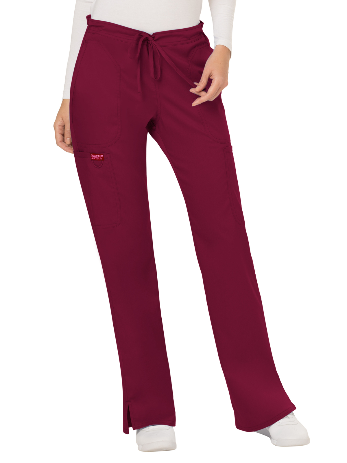 Cherokee - Workwear Revolution - Women's 5-Pocket Mid Rise Drawstring Pant 115
