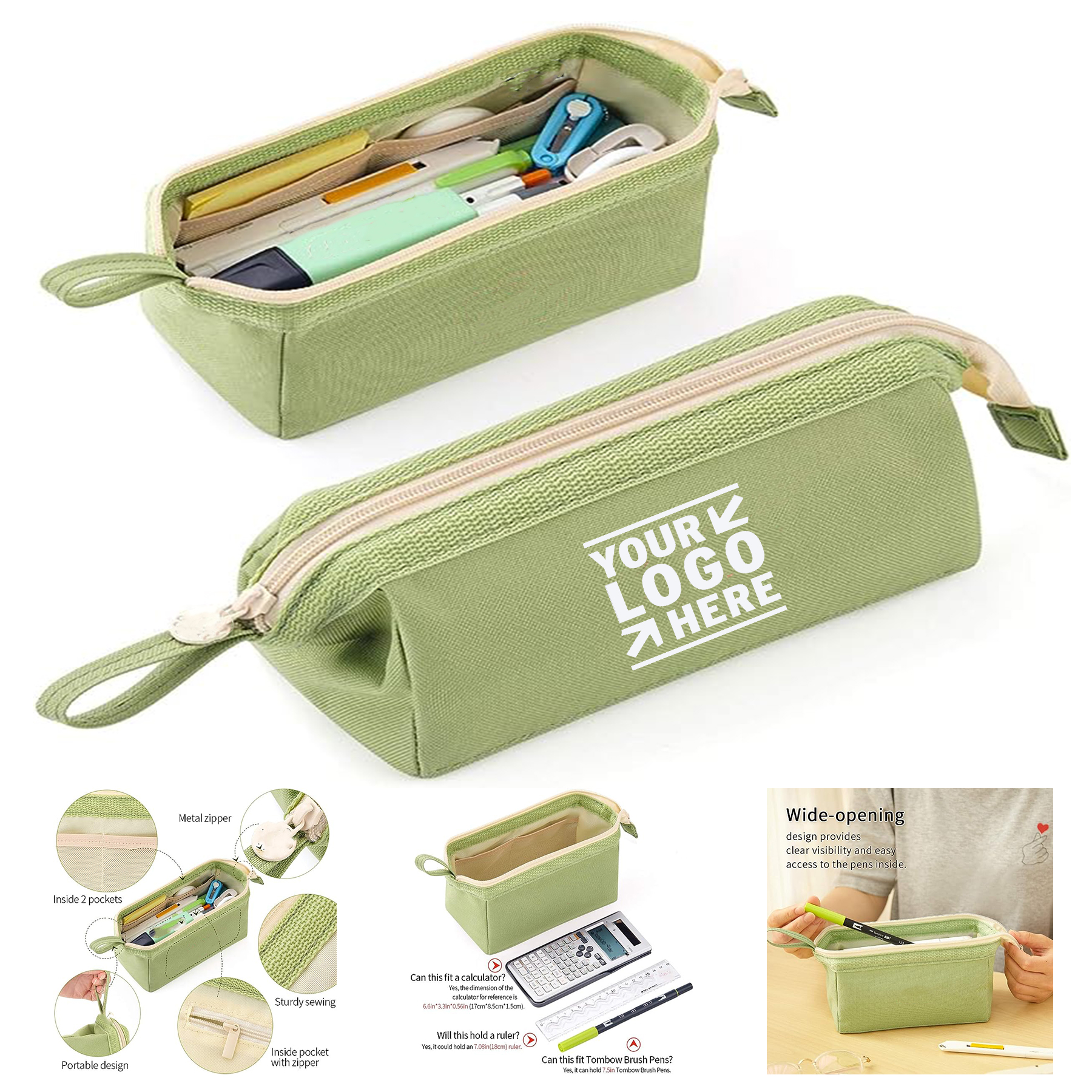 Large Capacity Pencil Case Pouch Pen Bag