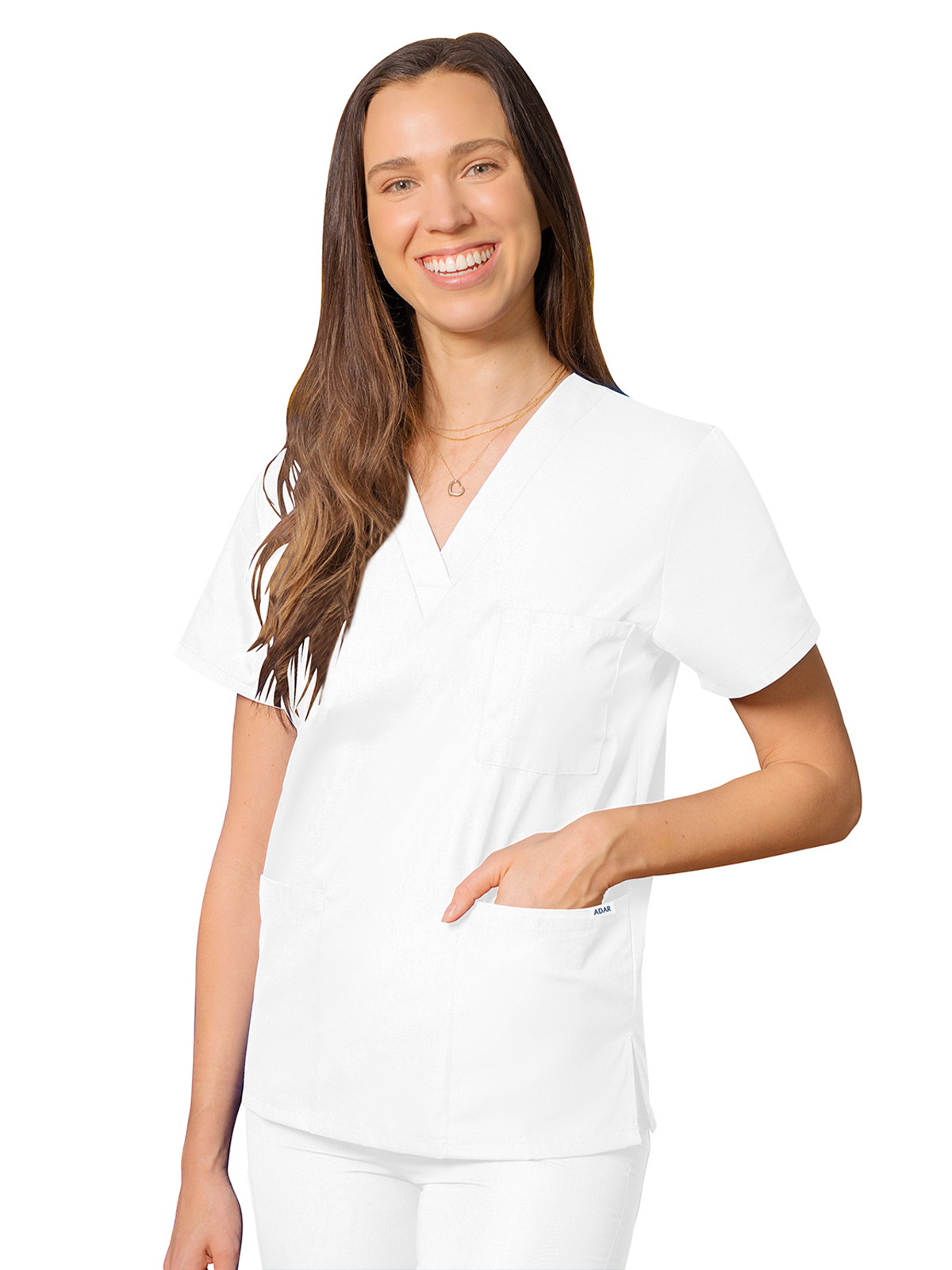 Adar - Universal - Unisex 3-Pocket V-Neck Top 23