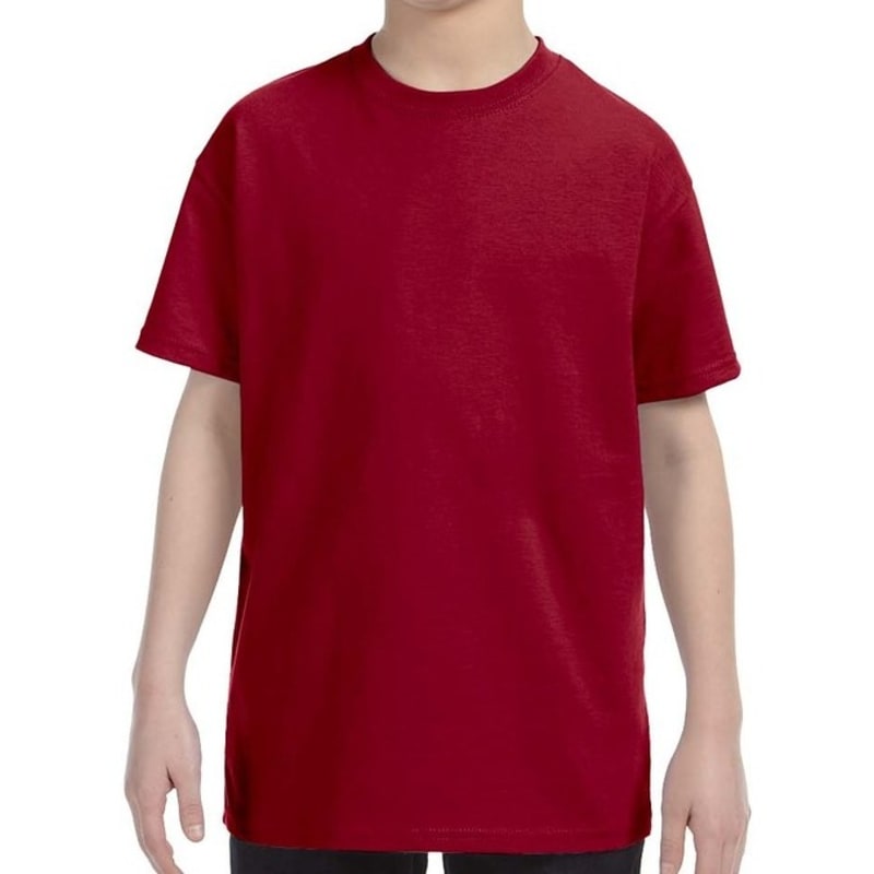 Custom Embroidered Youth Basic Cotton T-Shirts 8