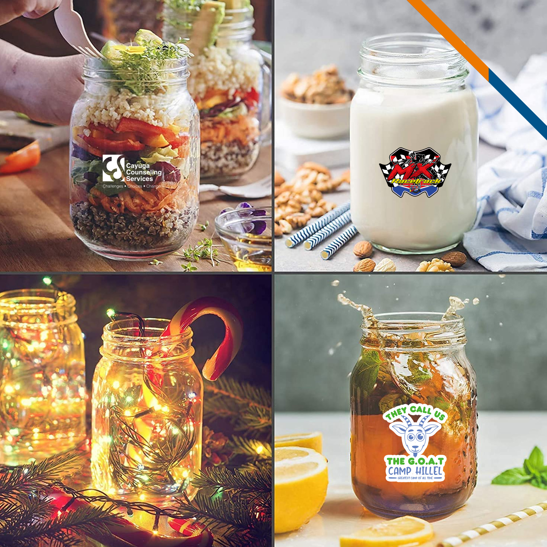 Blythe Decorating Canning Mason Jars 10