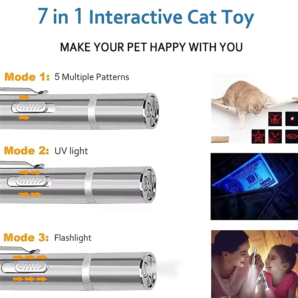 Rechargeable Cat Interactive Laser Toy 1