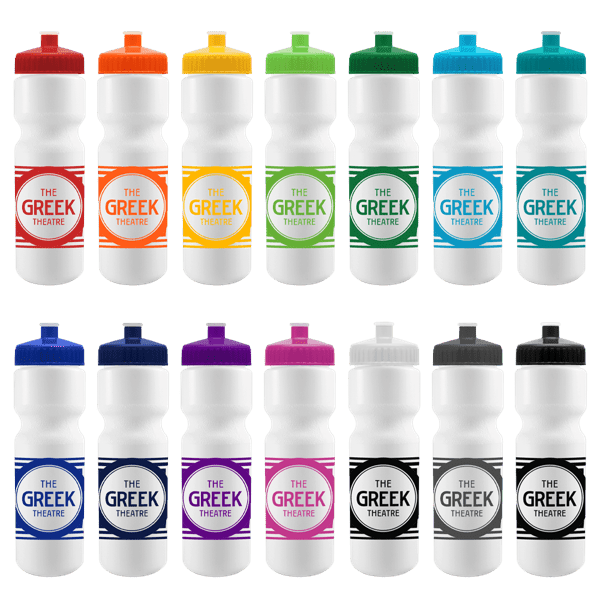 Cyclo-Cross 28oz Bike Bottle - White w/Push-Pull Lid