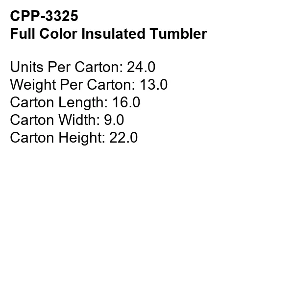 Full Color Insulated Tumbler 13
