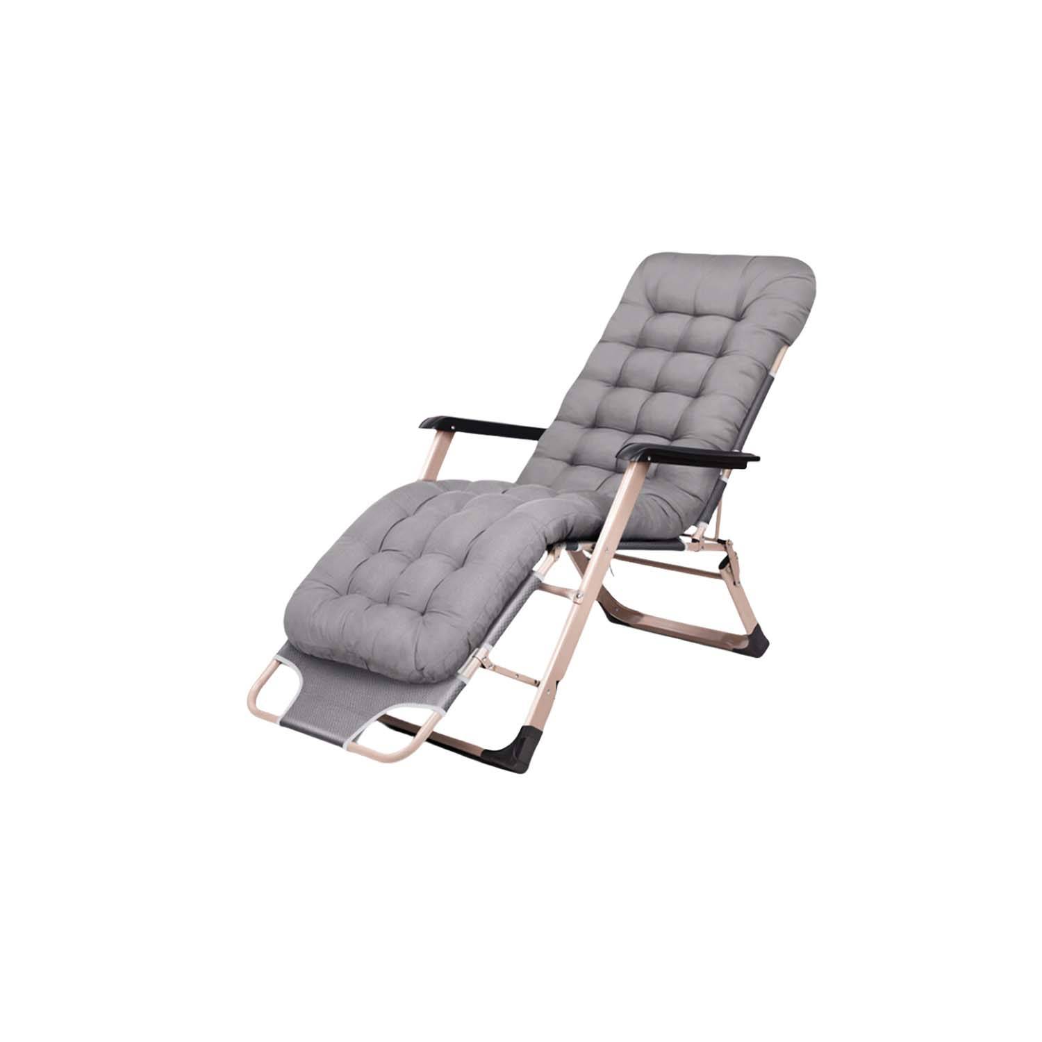 Folding Home Leisure Double Tube Widened Lounge Chair 5