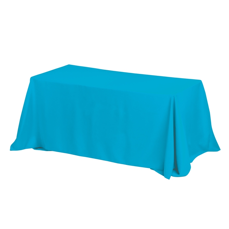 "Zenyatta Six" 4-Sided Throw Style Table Covers & Table Throws (One Color Print) / Fits 6 ft Table 31