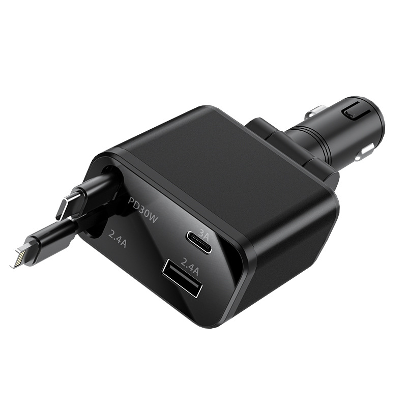 Retractable Car Charger 4 in 1 6