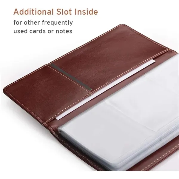 PU Leather Business Card Holder - Professional Organizer 2