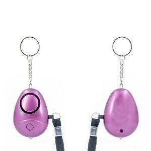 Elegant Safety Alarm Keychain With LED Light And 120DB Panic Sound 17