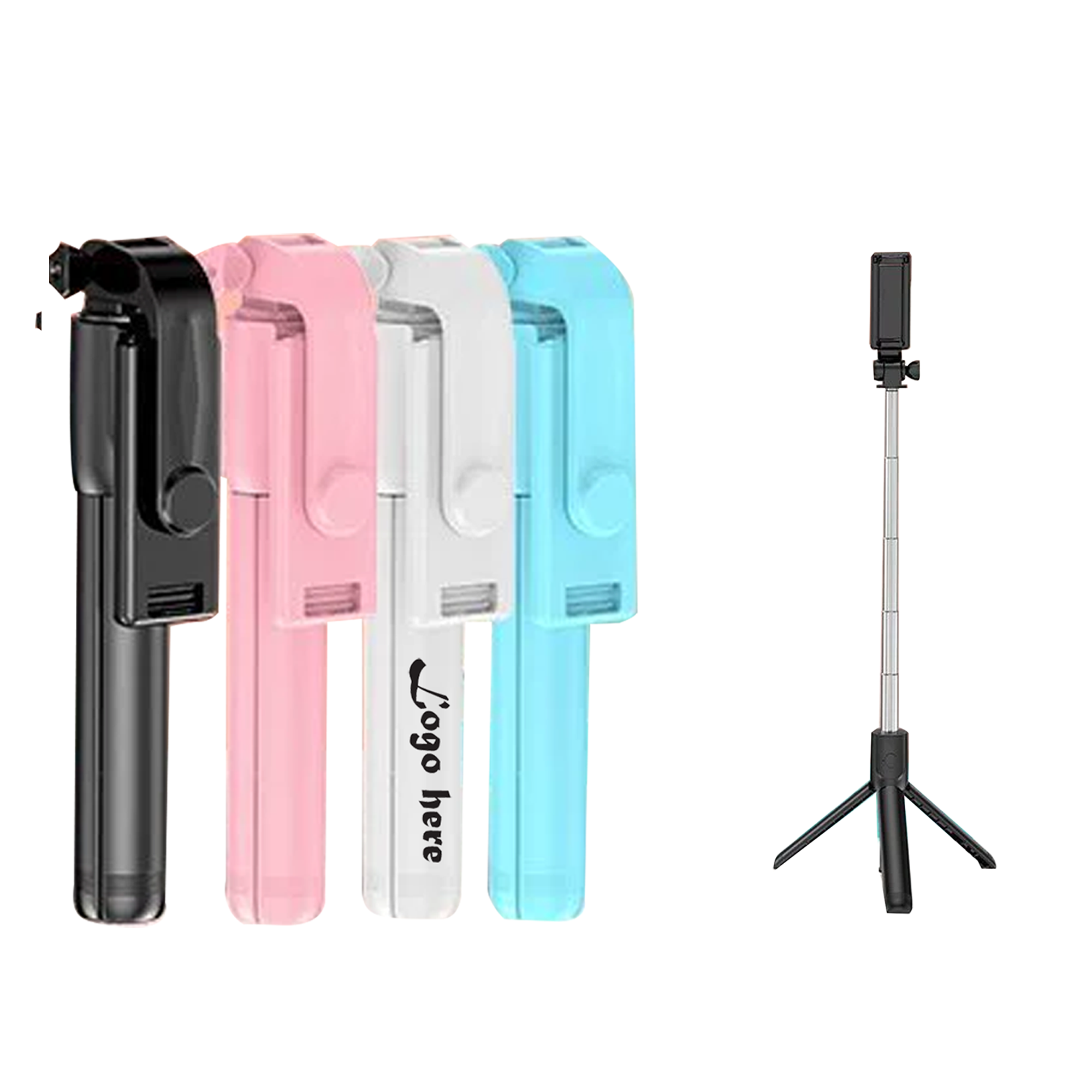 Remote Control 3 In 1 Anti-Shake Retractable Phone Selfie Stick 2