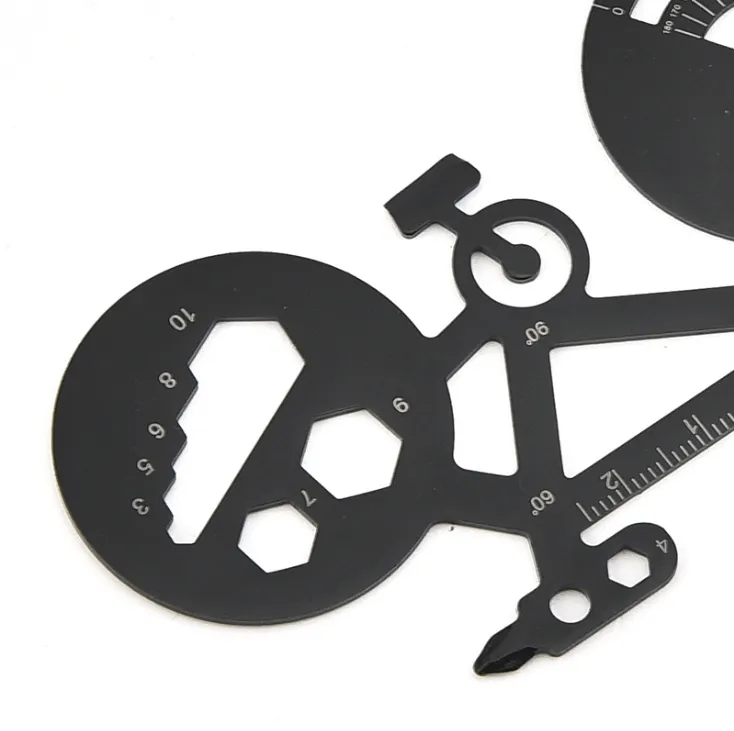 7-in-1 Multi Functional Bicycle Shaped Tool With Bottle Open 4