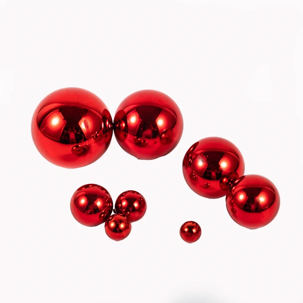 3.2" Plastic Holiday Round Ornament
