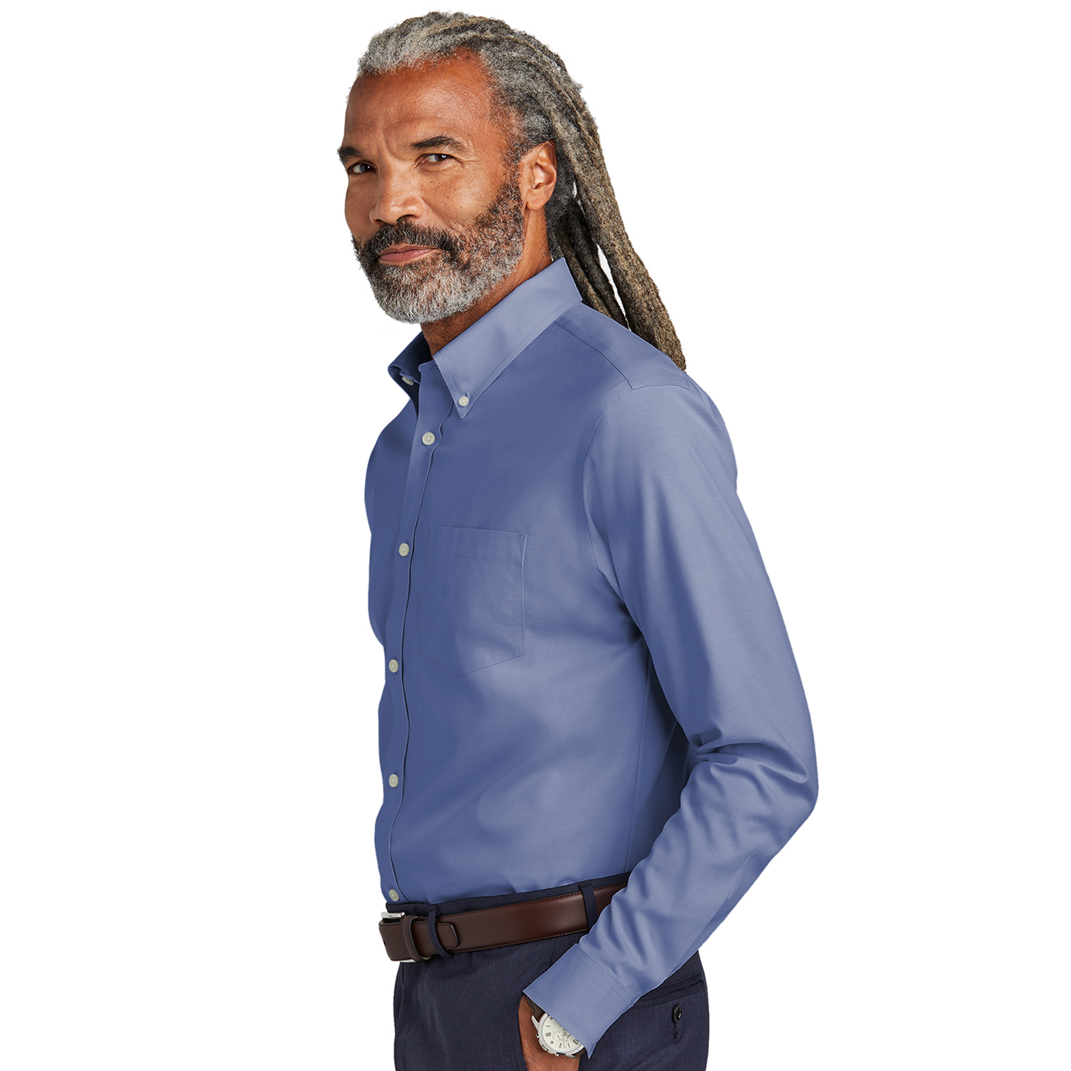 Brooks Brothers® Wrinkle-Free Stretch Pinpoint Shirt 5