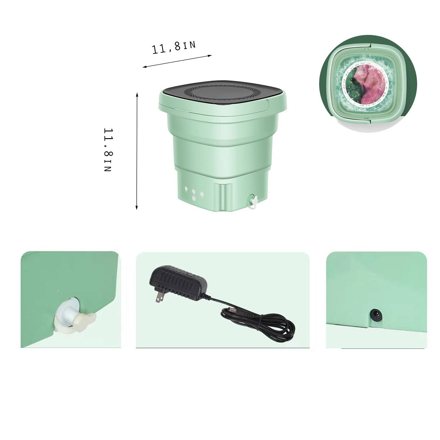 Mini Foldable Washing Machine 4