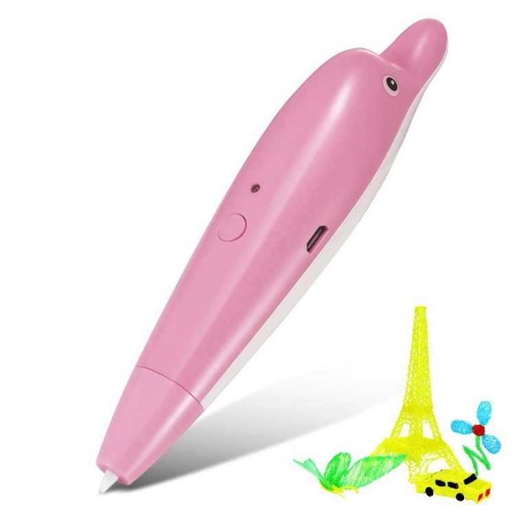 Dolphin 3D Drawing Printer Pen Kids Toys- rechargeable 3